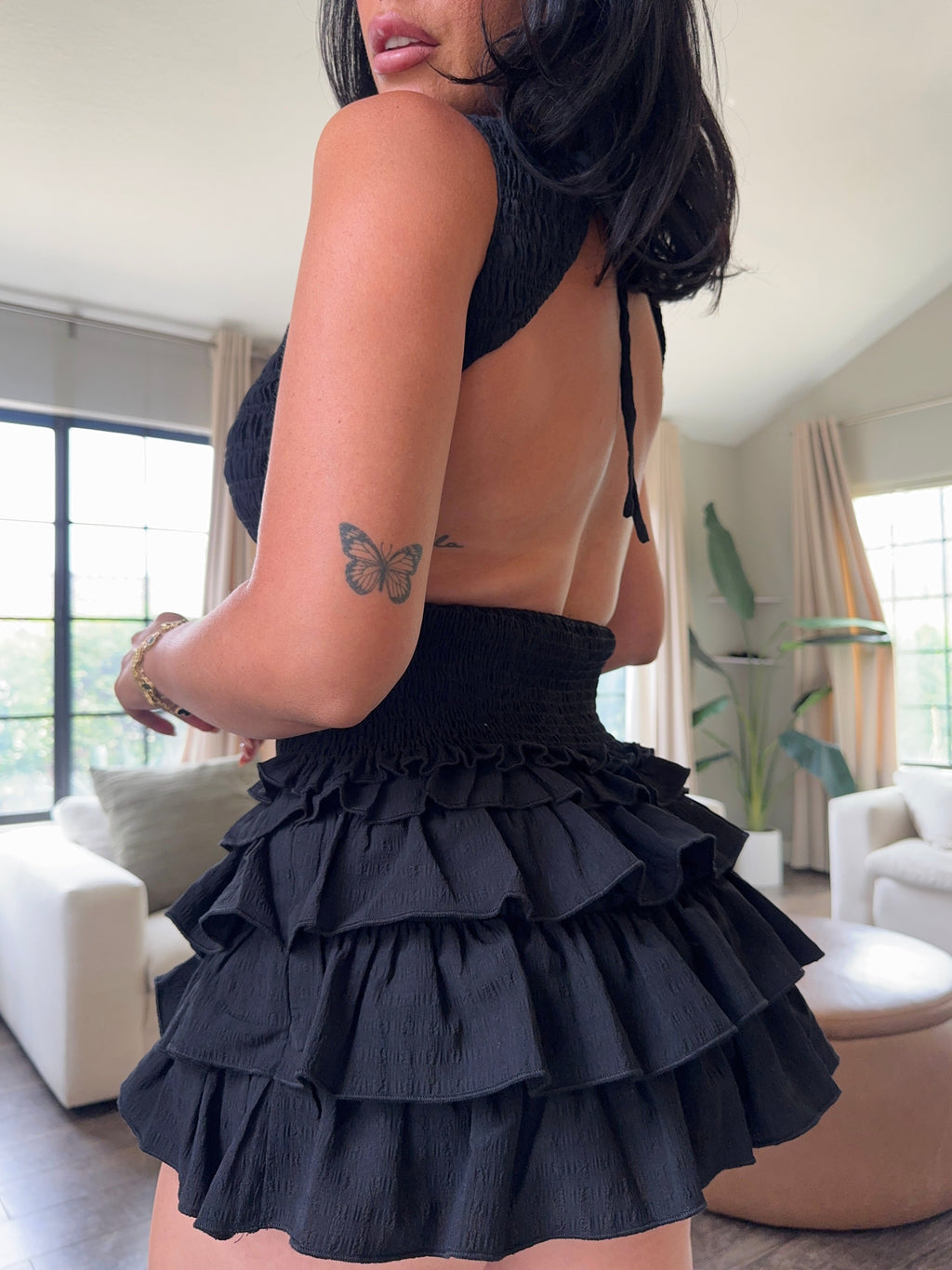 Gisselle Mini Skirt (Black)