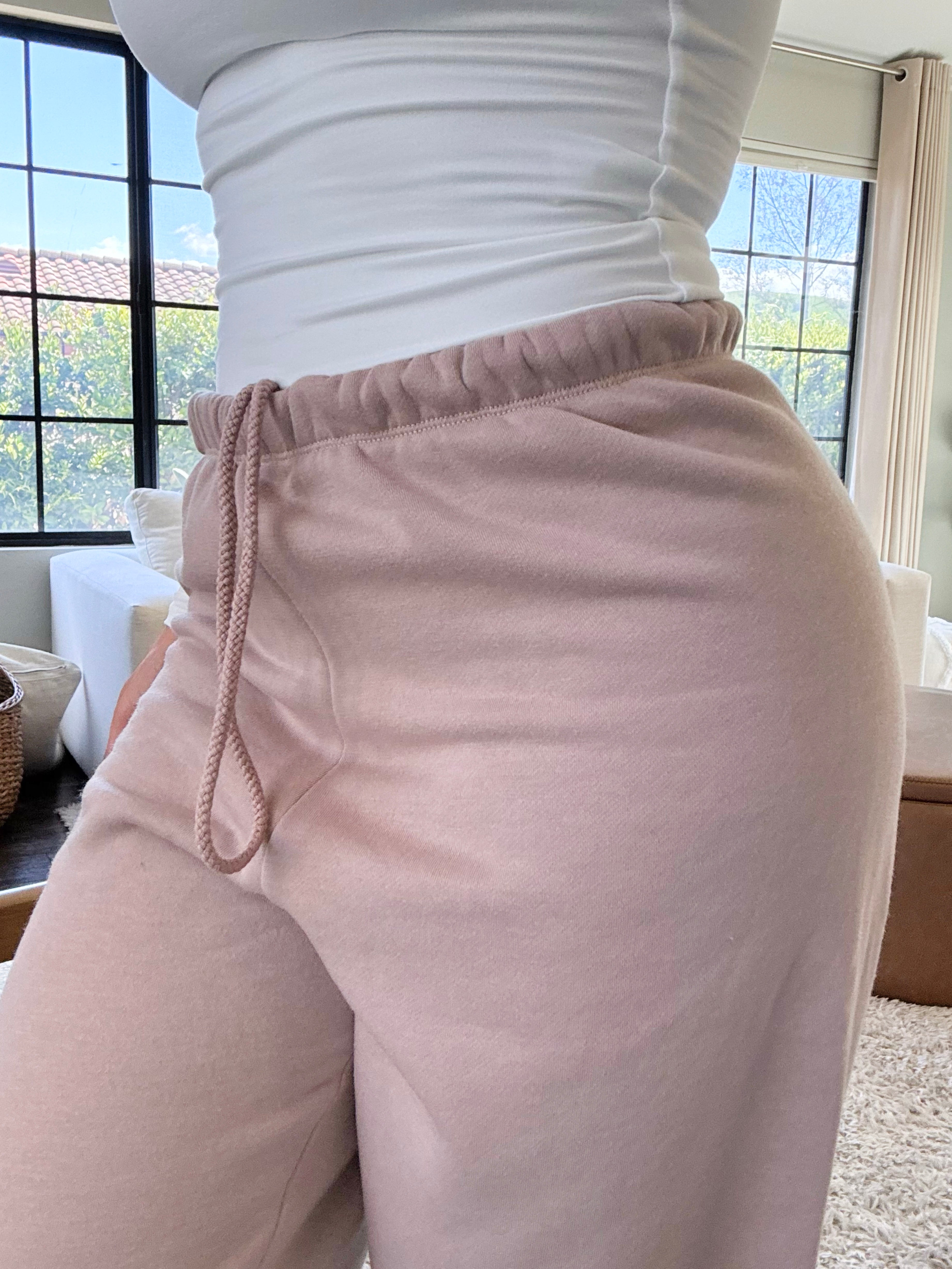Maria Oversized Jogger Pants (Mocha)