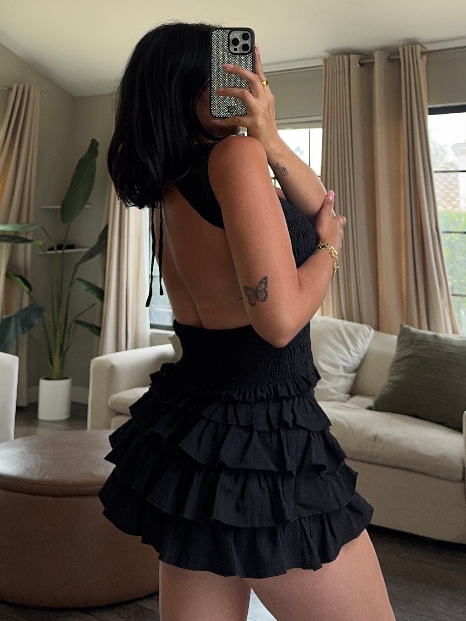 Gisselle Mini Skirt (Black)
