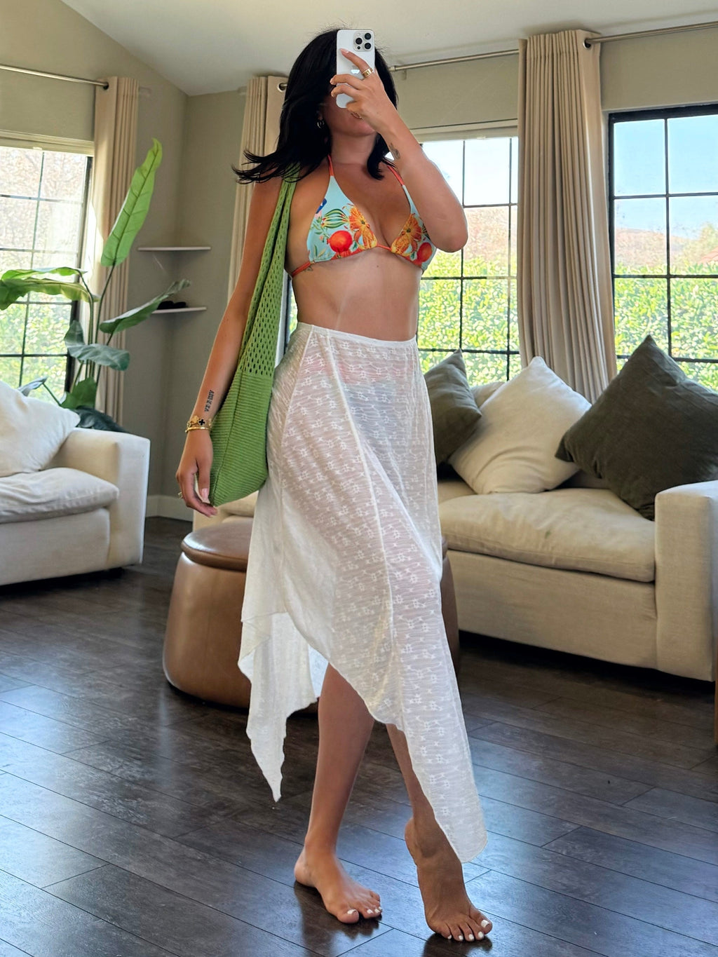 Victoria Cover-Up Skirt (White)